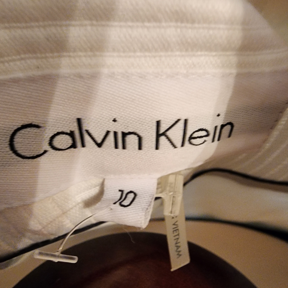 Calvin Klein Textured White Blazer - Picture 5 of 5
